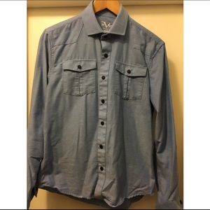 Mens 1969 Denim Button Up